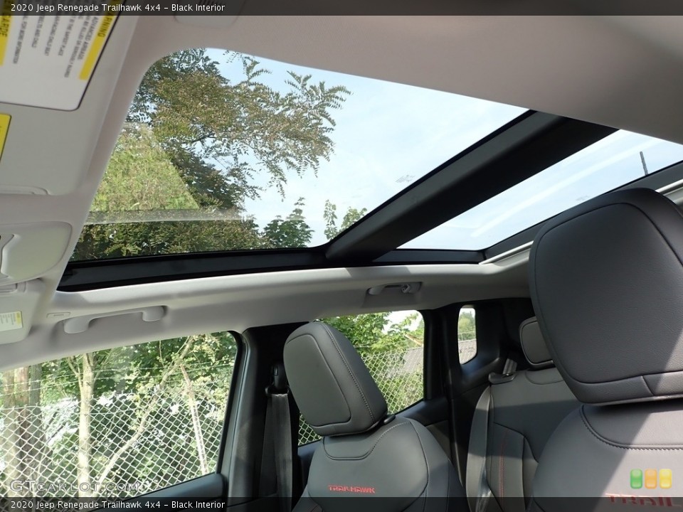 Black Interior Sunroof for the 2020 Jeep Renegade Trailhawk 4x4 #139574946