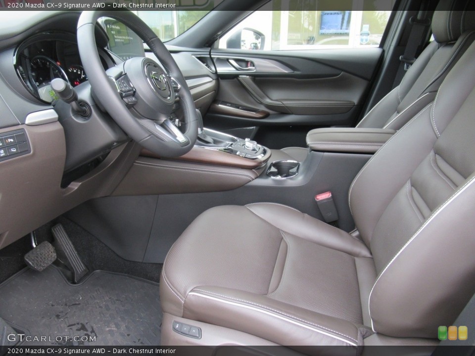 Dark Chestnut Interior Front Seat for the 2020 Mazda CX-9 Signature AWD #139577607