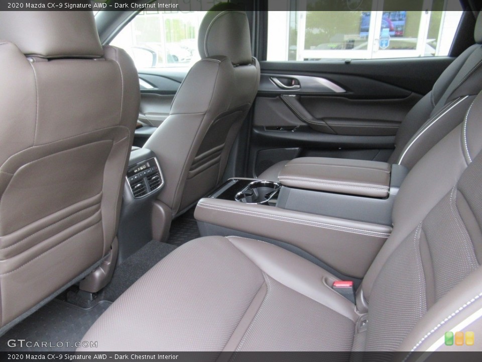 Dark Chestnut Interior Rear Seat for the 2020 Mazda CX-9 Signature AWD #139577631
