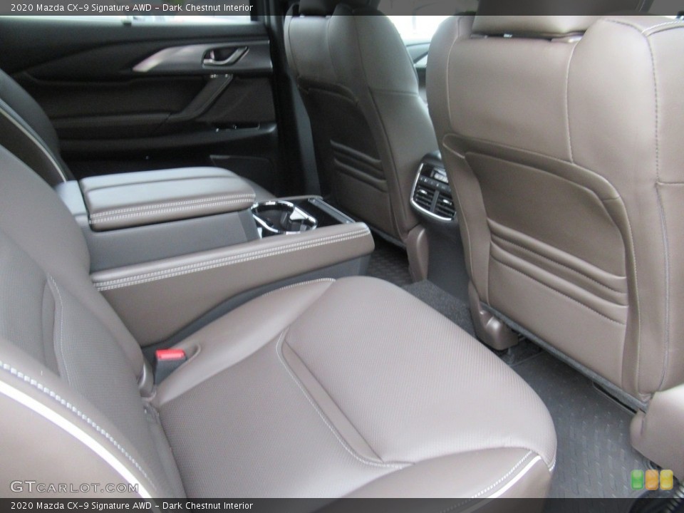 Dark Chestnut Interior Rear Seat for the 2020 Mazda CX-9 Signature AWD #139577697