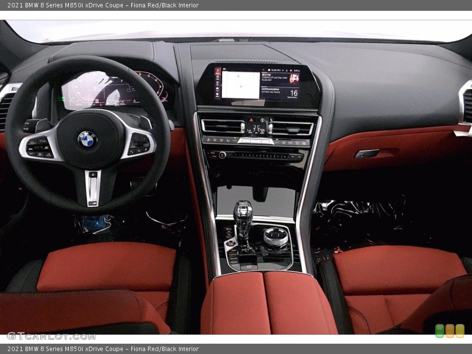 Fiona Red/Black Interior Photo for the 2021 BMW 8 Series M850i xDrive Coupe #139579593