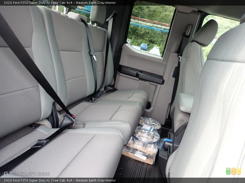 Medium Earth Gray Interior Rear Seat for the 2020 Ford F350 Super Duty XL Crew Cab 4x4 #139579764