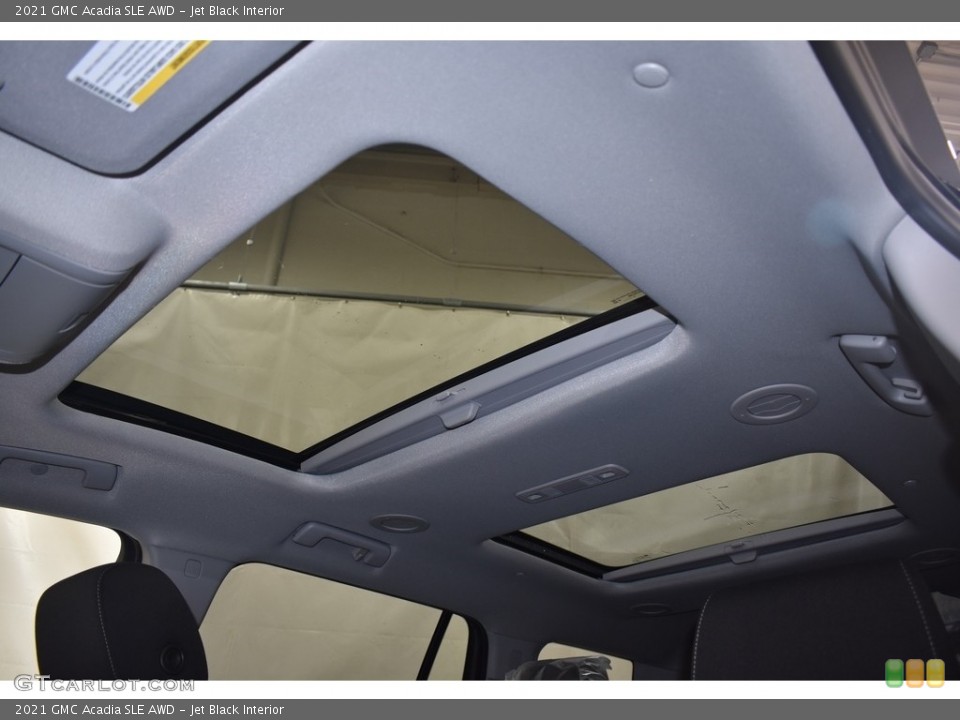 Jet Black Interior Sunroof for the 2021 GMC Acadia SLE AWD #139579863