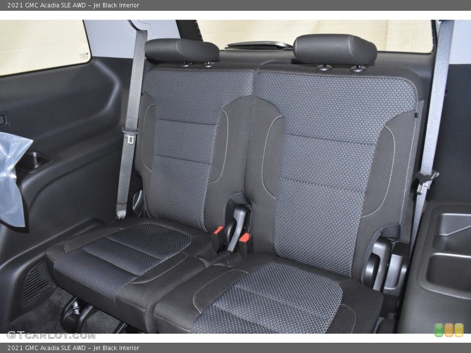 Jet Black Interior Rear Seat for the 2021 GMC Acadia SLE AWD #139579938