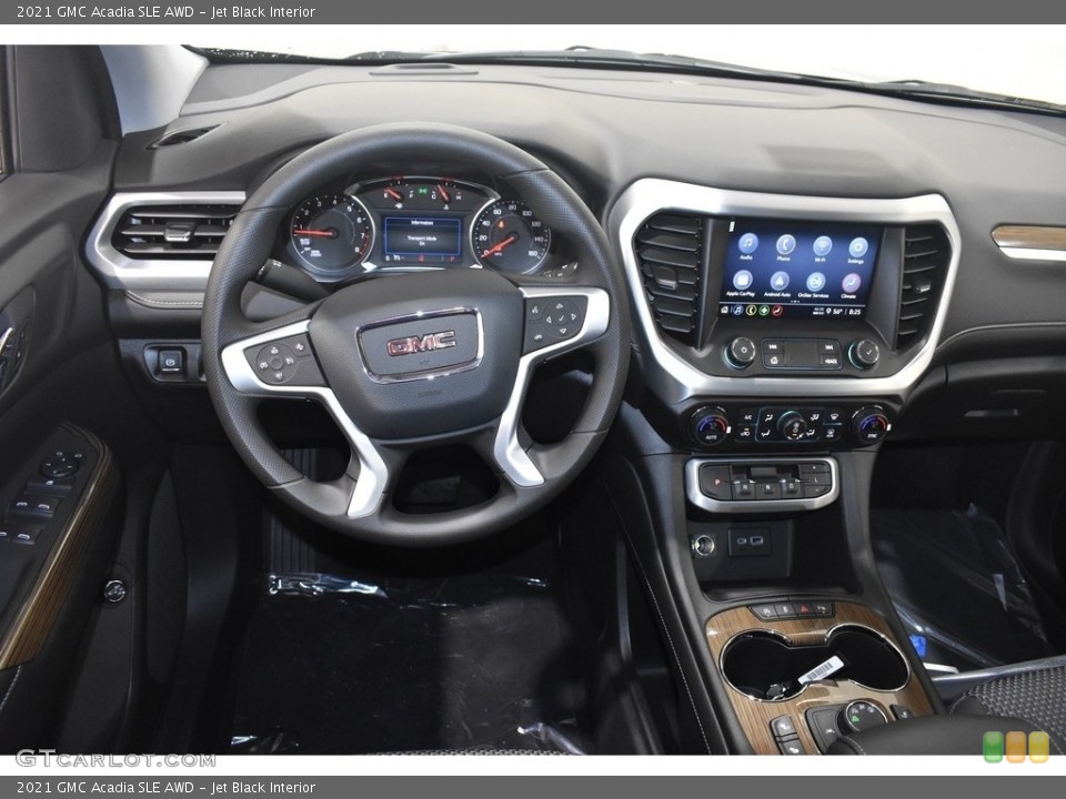 Jet Black Interior Dashboard for the 2021 GMC Acadia SLE AWD #139579978