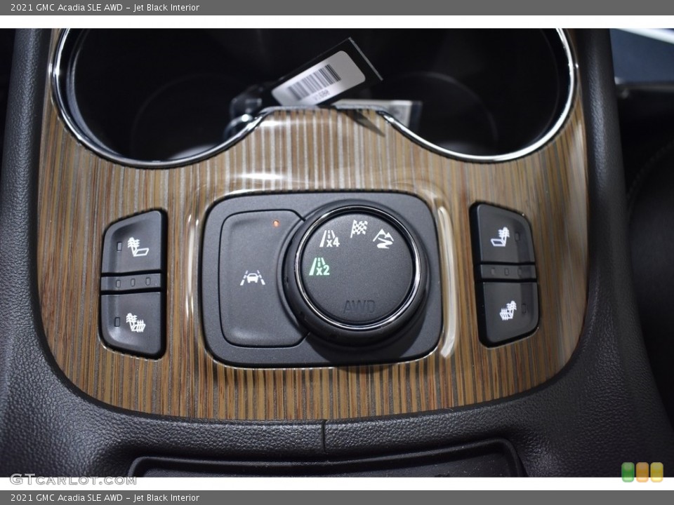 Jet Black Interior Controls for the 2021 GMC Acadia SLE AWD #139580043