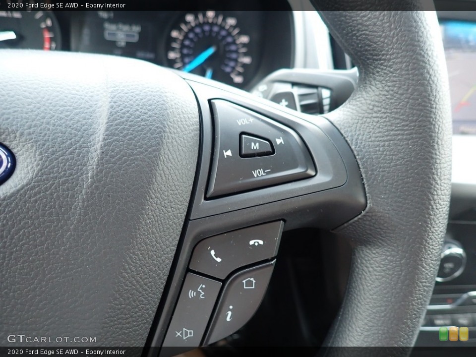 Ebony Interior Steering Wheel for the 2020 Ford Edge SE AWD #139580844