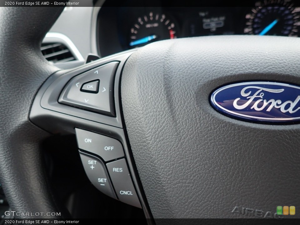 Ebony Interior Steering Wheel for the 2020 Ford Edge SE AWD #139580862