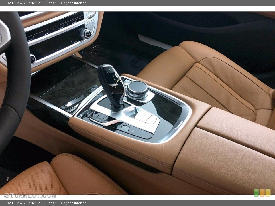 Cognac Interior Transmission for the 2021 BMW 7 Series 740i Sedan #139581332