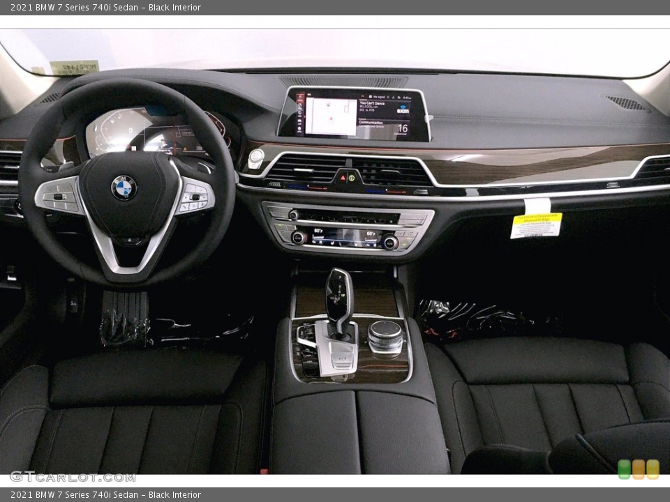 Black Interior Dashboard for the 2021 BMW 7 Series 740i Sedan #139582230