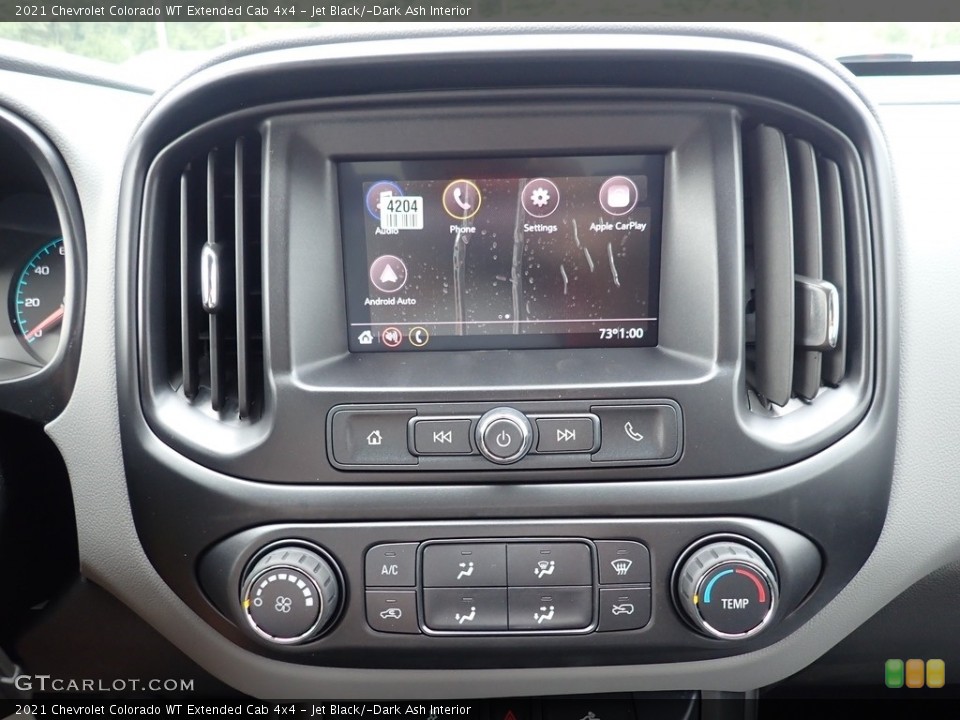 Jet Black/­Dark Ash Interior Controls for the 2021 Chevrolet Colorado WT Extended Cab 4x4 #139582788