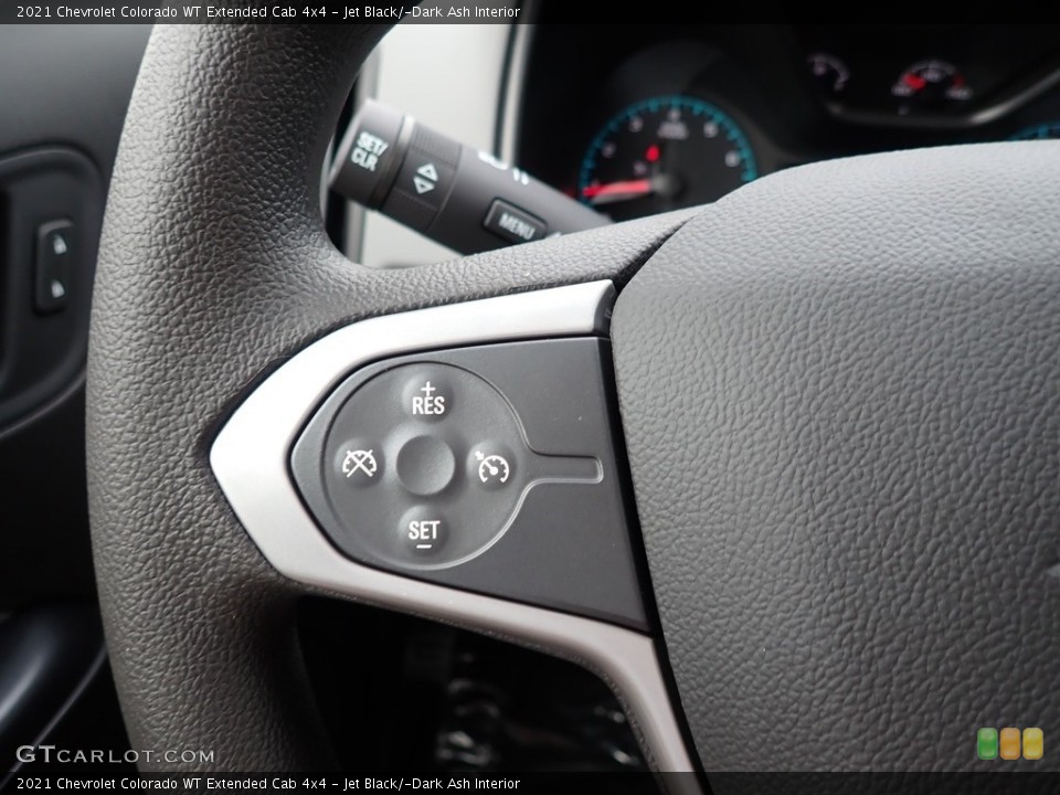 Jet Black/­Dark Ash Interior Steering Wheel for the 2021 Chevrolet Colorado WT Extended Cab 4x4 #139582818