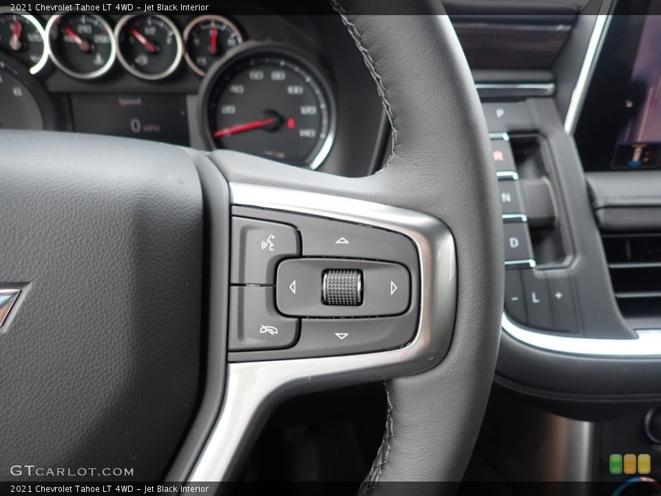 Jet Black Interior Steering Wheel for the 2021 Chevrolet Tahoe LT 4WD #139583172