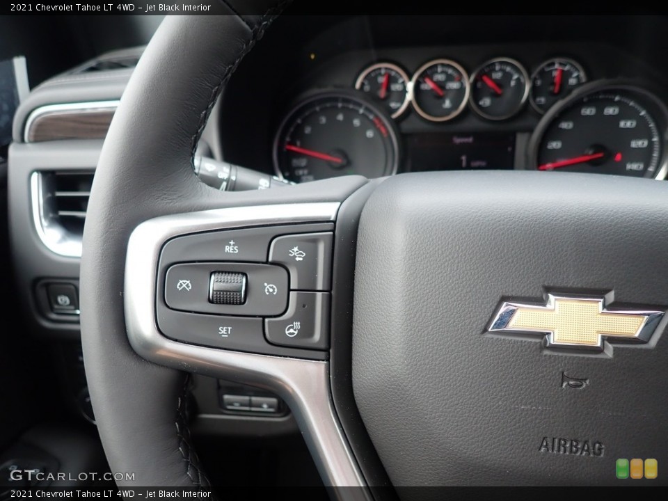 Jet Black Interior Steering Wheel for the 2021 Chevrolet Tahoe LT 4WD #139583187