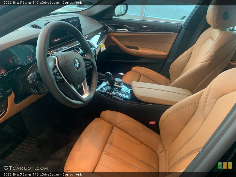 Cognac Interior Front Seat for the 2021 BMW 5 Series 540i xDrive Sedan #139584270