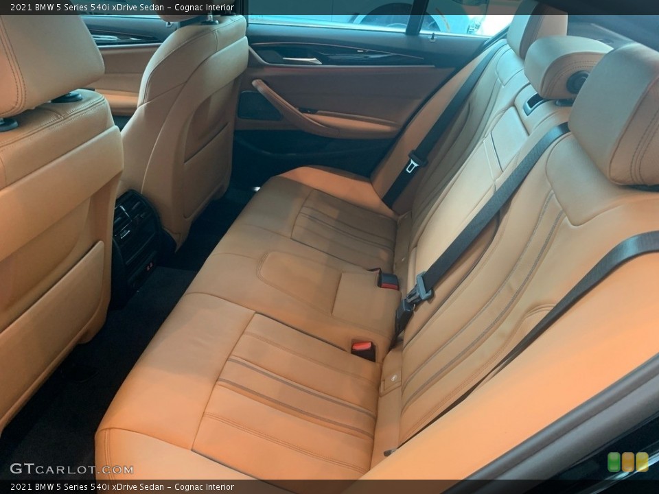 Cognac Interior Rear Seat for the 2021 BMW 5 Series 540i xDrive Sedan #139584285