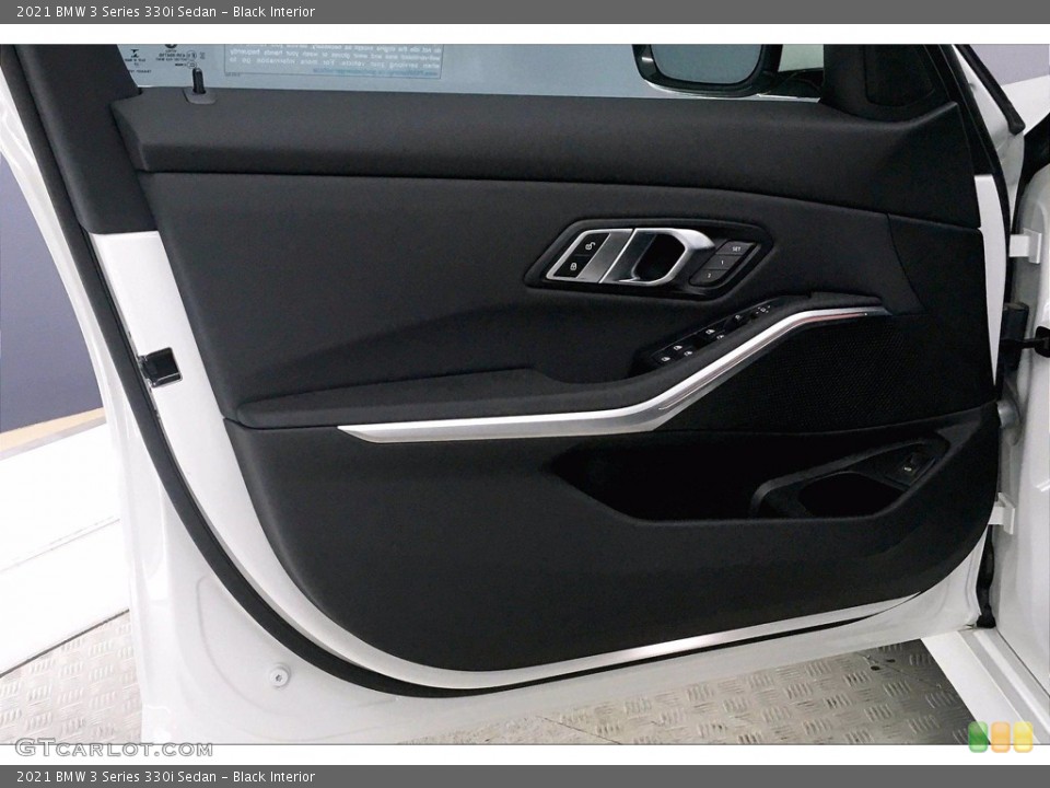 Black Interior Door Panel for the 2021 BMW 3 Series 330i Sedan #139586017