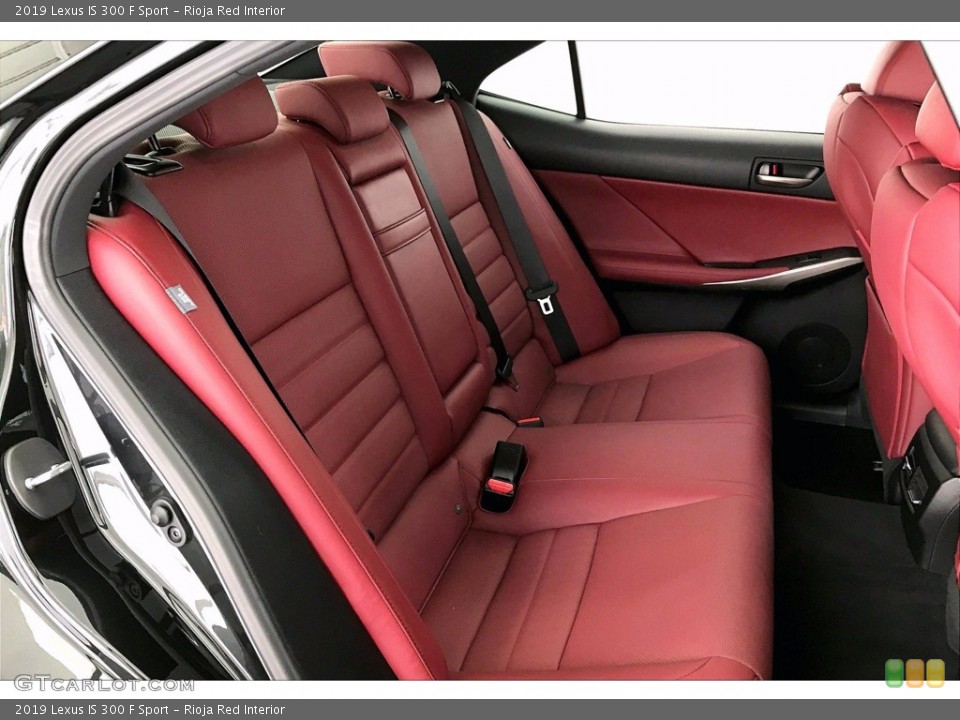 Rioja Red Interior Rear Seat for the 2019 Lexus IS 300 F Sport #139586442