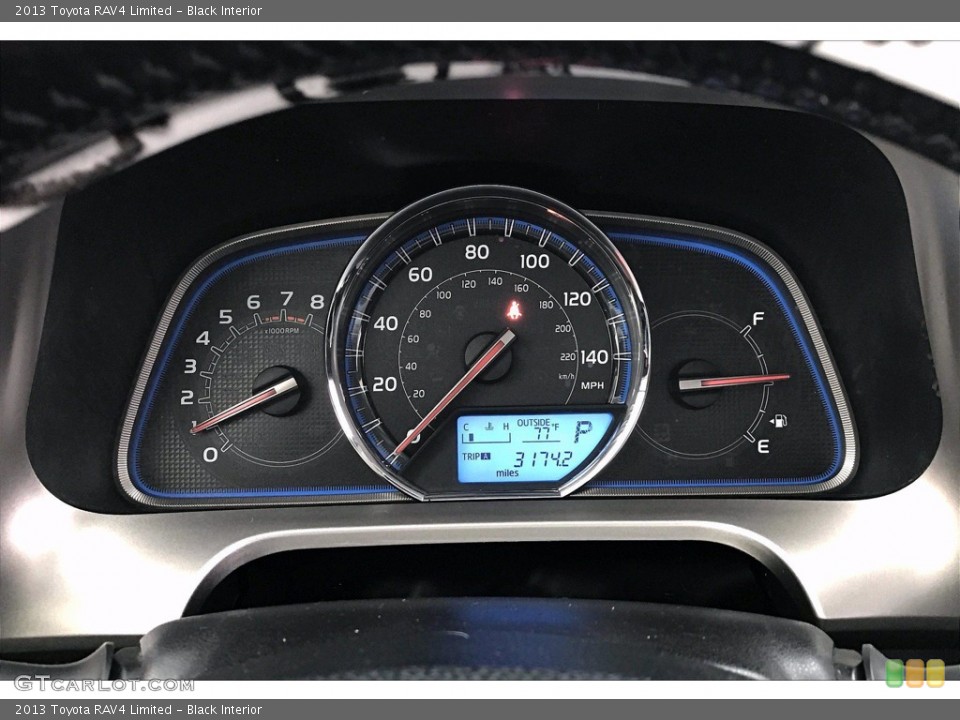 Black Interior Gauges for the 2013 Toyota RAV4 Limited #139586661