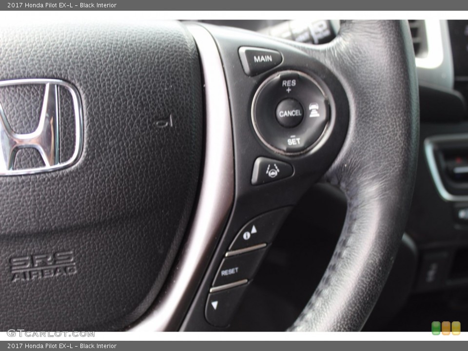 Black Interior Steering Wheel for the 2017 Honda Pilot EX-L #139588991