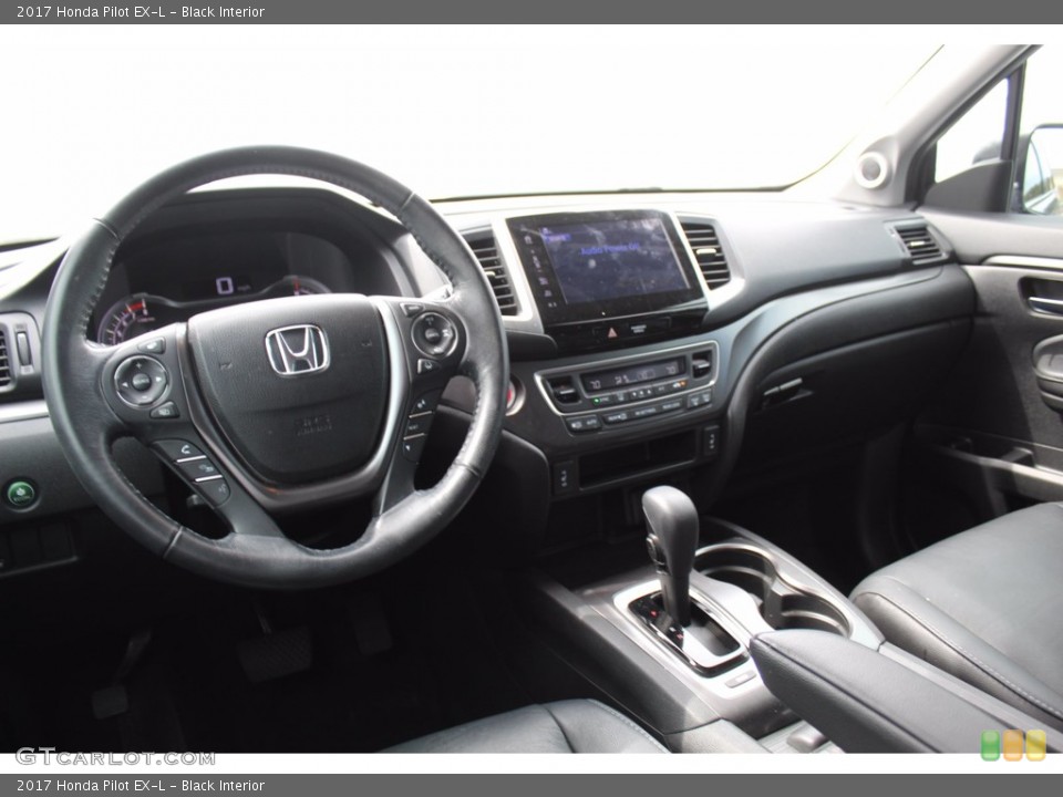 Black Interior Dashboard for the 2017 Honda Pilot EX-L #139589216