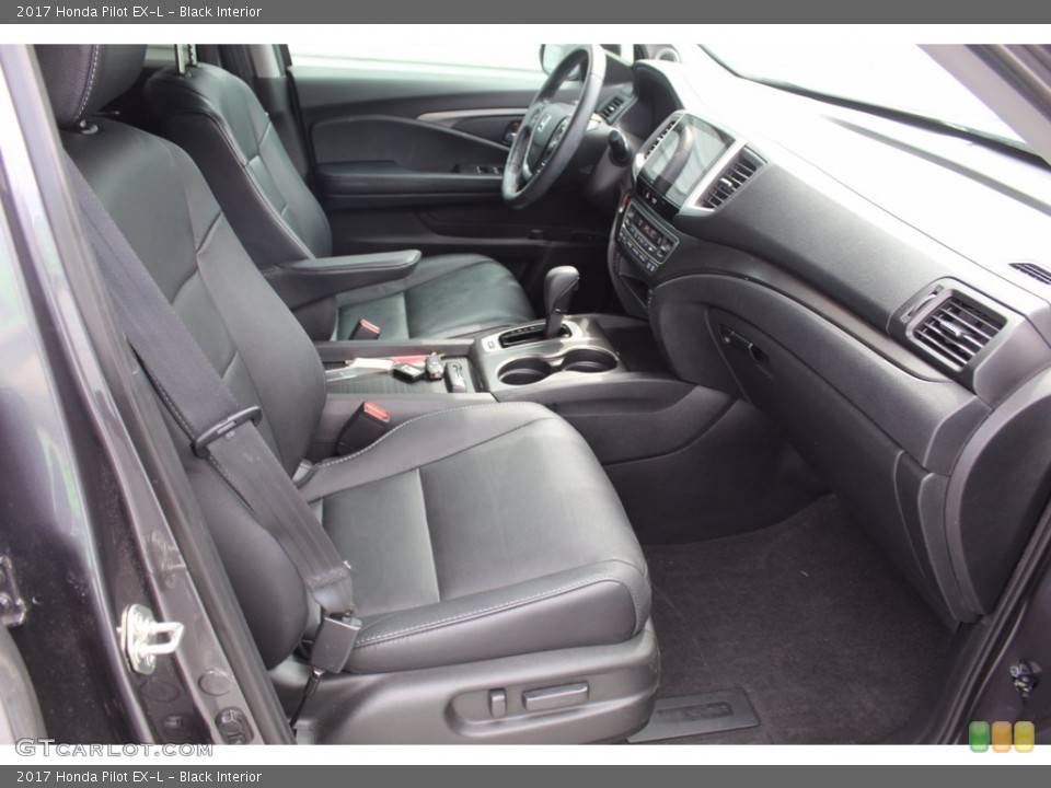 Black Interior Front Seat for the 2017 Honda Pilot EX-L #139589417