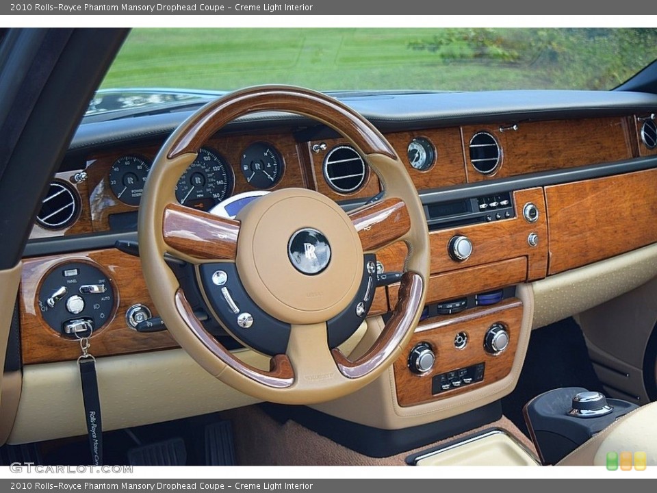 Creme Light Interior Dashboard for the 2010 Rolls-Royce Phantom Mansory Drophead Coupe #139590023