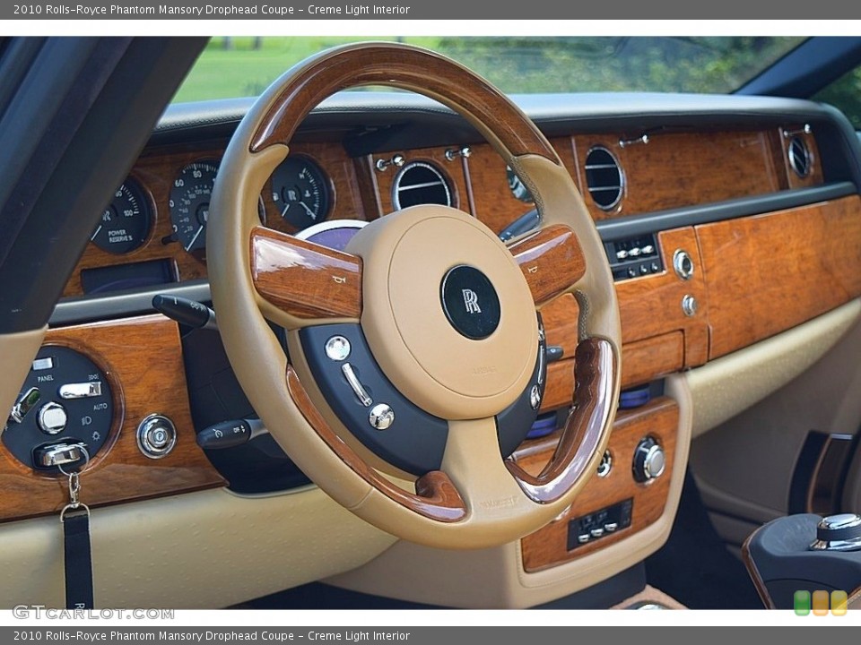 Creme Light Interior Dashboard for the 2010 Rolls-Royce Phantom Mansory Drophead Coupe #139590047