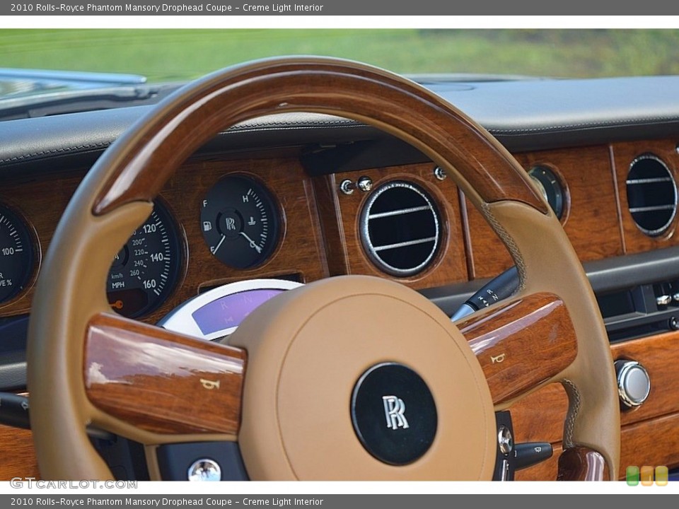 Creme Light Interior Steering Wheel for the 2010 Rolls-Royce Phantom Mansory Drophead Coupe #139590155