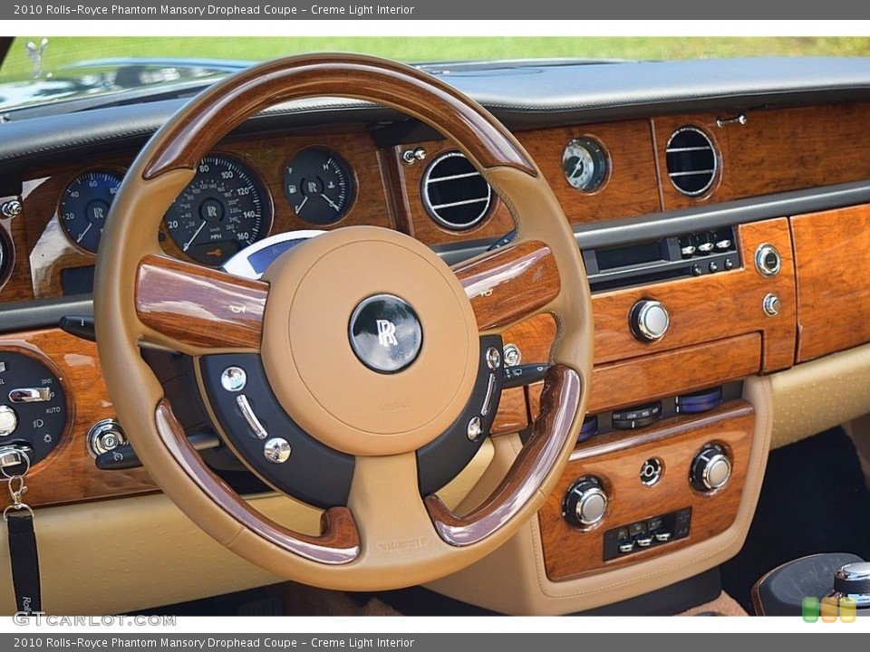 Creme Light Interior Dashboard for the 2010 Rolls-Royce Phantom Mansory Drophead Coupe #139590200