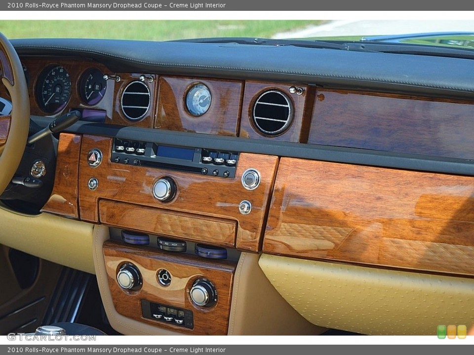 Creme Light Interior Dashboard for the 2010 Rolls-Royce Phantom Mansory Drophead Coupe #139590239