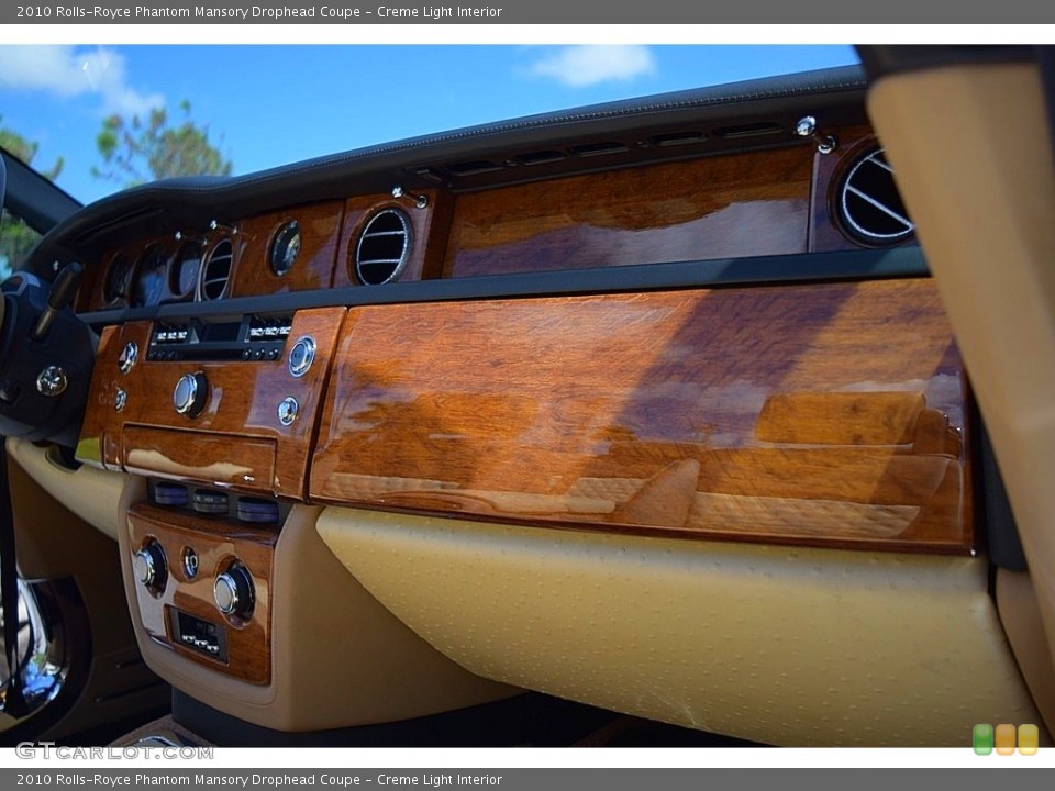 Creme Light Interior Dashboard for the 2010 Rolls-Royce Phantom Mansory Drophead Coupe #139590275