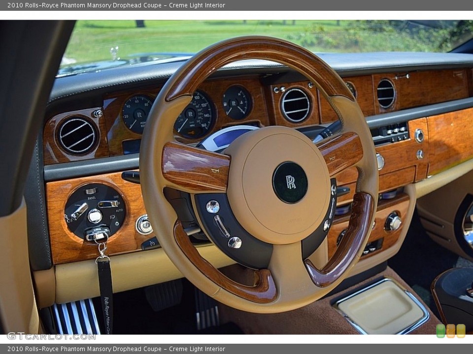 Creme Light Interior Dashboard for the 2010 Rolls-Royce Phantom Mansory Drophead Coupe #139590506