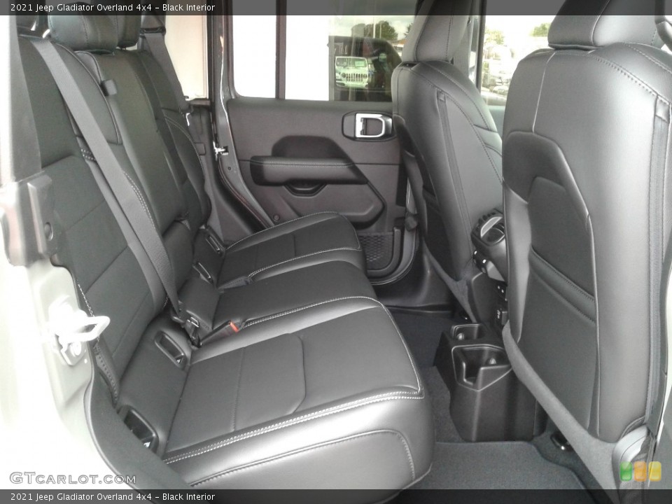 Black Interior Rear Seat for the 2021 Jeep Gladiator Overland 4x4 #139590641
