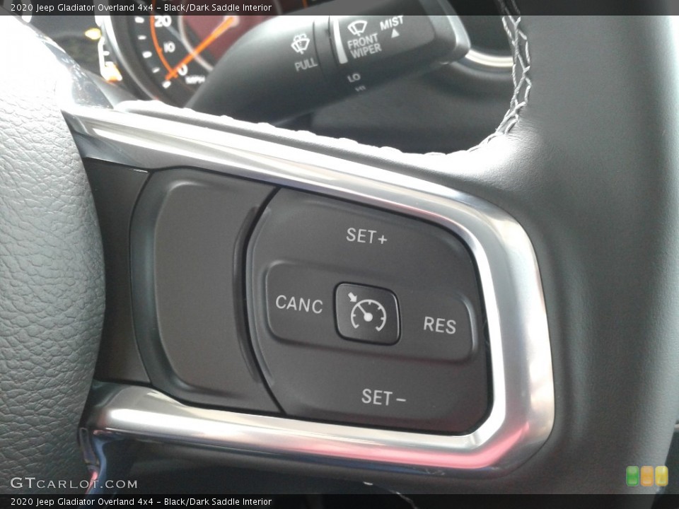 Black/Dark Saddle Interior Steering Wheel for the 2020 Jeep Gladiator Overland 4x4 #139592477