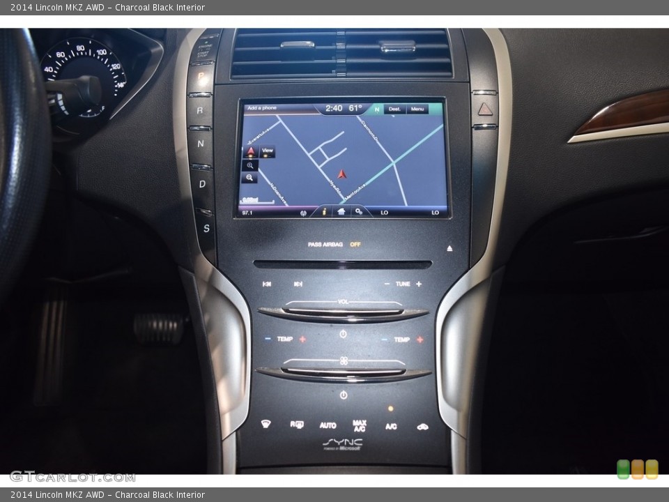 Charcoal Black Interior Navigation for the 2014 Lincoln MKZ AWD #139593806