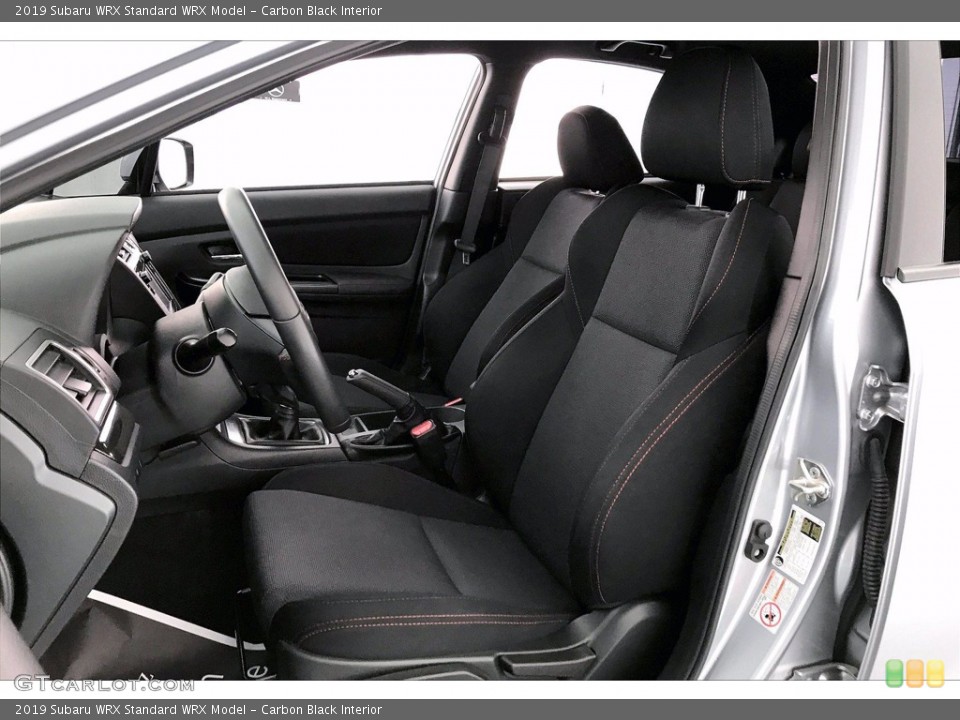 Carbon Black Interior Front Seat for the 2019 Subaru WRX  #139598192