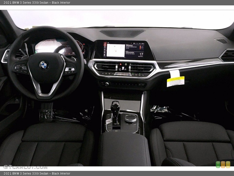 Black Interior Dashboard for the 2021 BMW 3 Series 330i Sedan #139598990