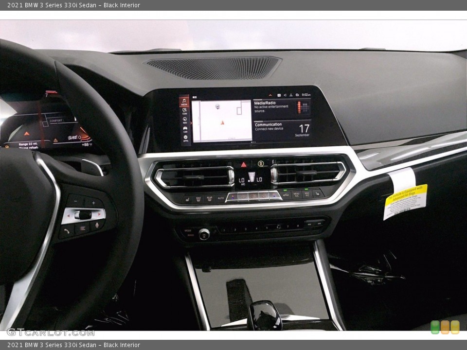 Black Interior Dashboard for the 2021 BMW 3 Series 330i Sedan #139598993