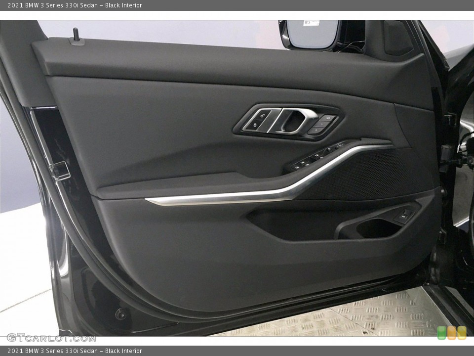 Black Interior Door Panel for the 2021 BMW 3 Series 330i Sedan #139599014