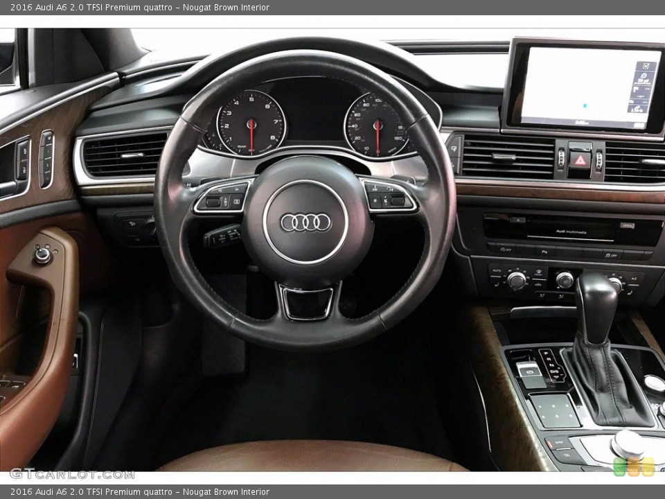 Nougat Brown Interior Dashboard for the 2016 Audi A6 2.0 TFSI Premium quattro #139599368