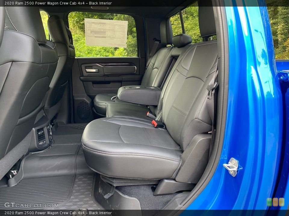 Black Interior Rear Seat for the 2020 Ram 2500 Power Wagon Crew Cab 4x4 #139600004