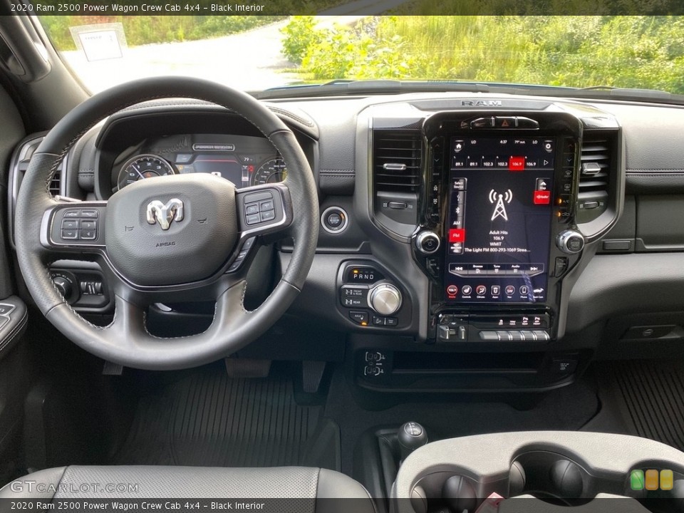Black Interior Dashboard for the 2020 Ram 2500 Power Wagon Crew Cab 4x4 #139600142