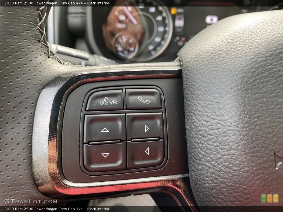 Black Interior Steering Wheel for the 2020 Ram 2500 Power Wagon Crew Cab 4x4 #139600169