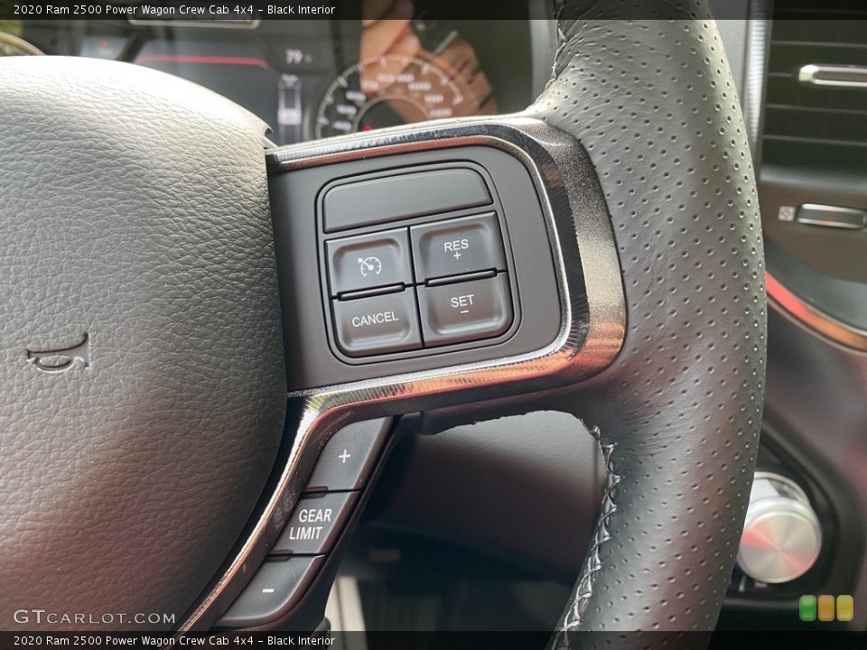 Black Interior Steering Wheel for the 2020 Ram 2500 Power Wagon Crew Cab 4x4 #139600196