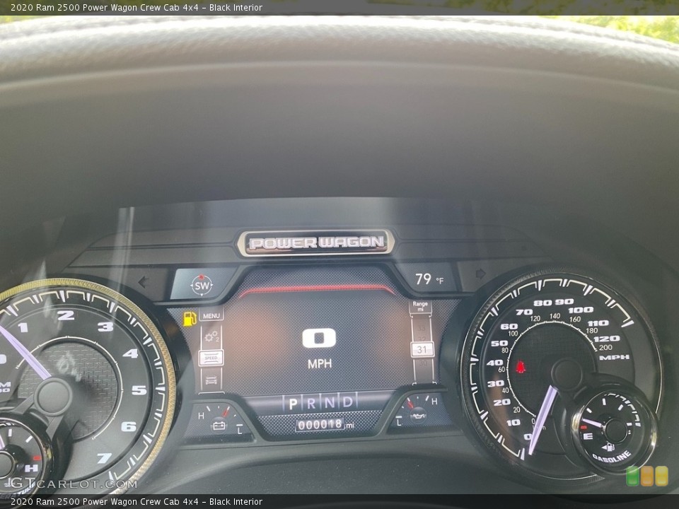 Black Interior Gauges for the 2020 Ram 2500 Power Wagon Crew Cab 4x4 #139600226