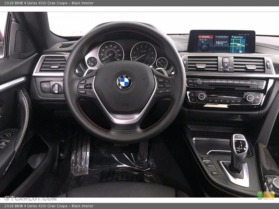 Black Interior Dashboard for the 2018 BMW 4 Series 430i Gran Coupe #139600344