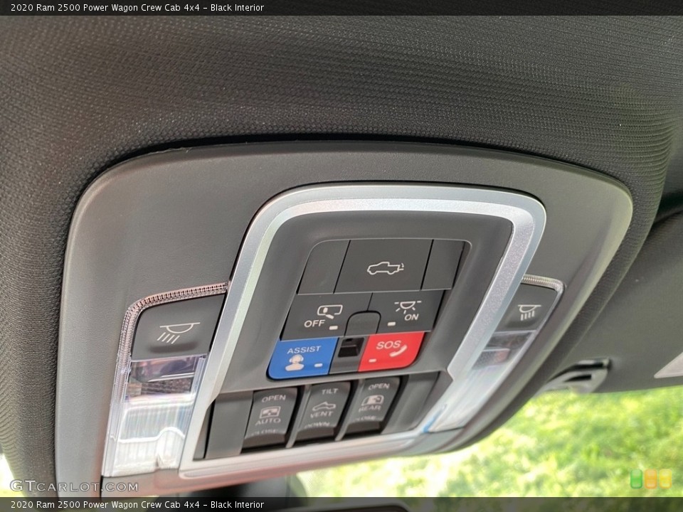Black Interior Controls for the 2020 Ram 2500 Power Wagon Crew Cab 4x4 #139600499