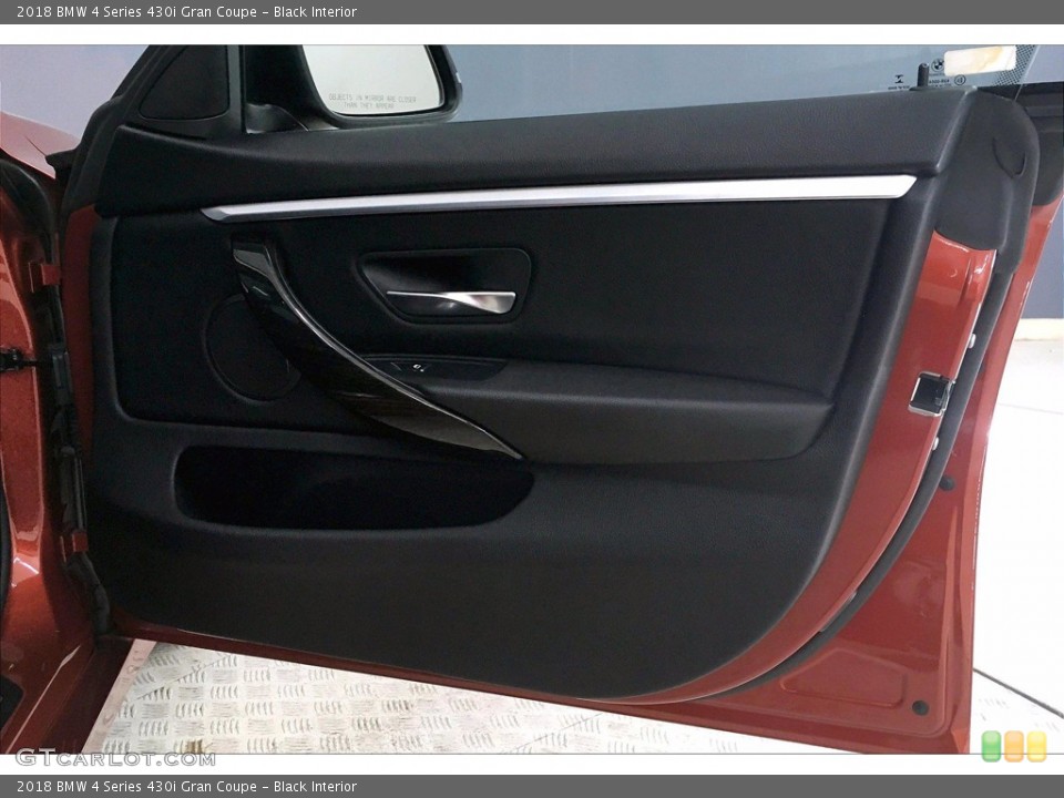 Black Interior Door Panel for the 2018 BMW 4 Series 430i Gran Coupe #139600844