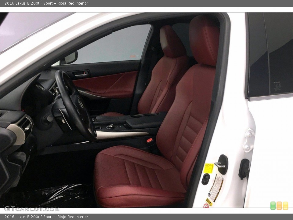 Rioja Red Interior Photo for the 2016 Lexus IS 200t F Sport #139603617